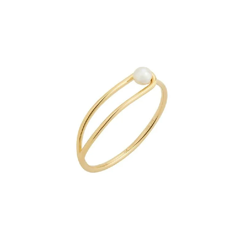 Beautiful Jewelry, Breathtaking Discounts – Hurry In Astra Moon 18K Gold Ring w. Pearl Beautiful Jewelry, Breathtaking Discounts – Hurry In Astra Moon 18K Gold Ring w. Pearl