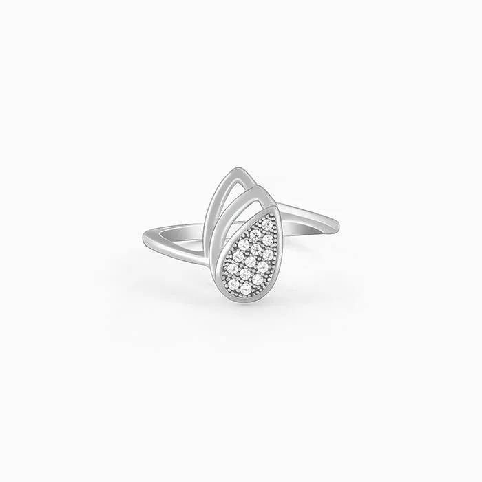 Buy More, Save More – Special Jewelry Discounts Silver Dancing Petals Ring
