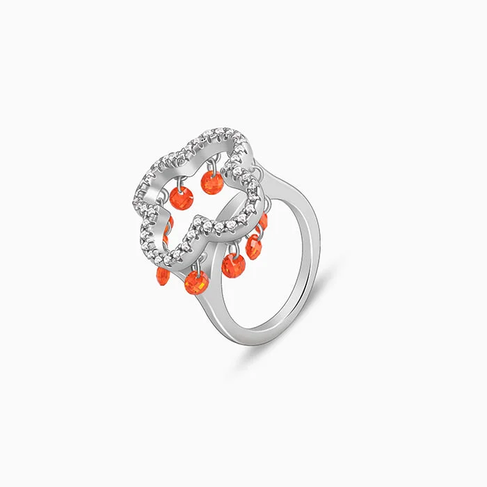 Fashion-Forward Jewelry At Incredible Prices Silver Floret Charm Ring