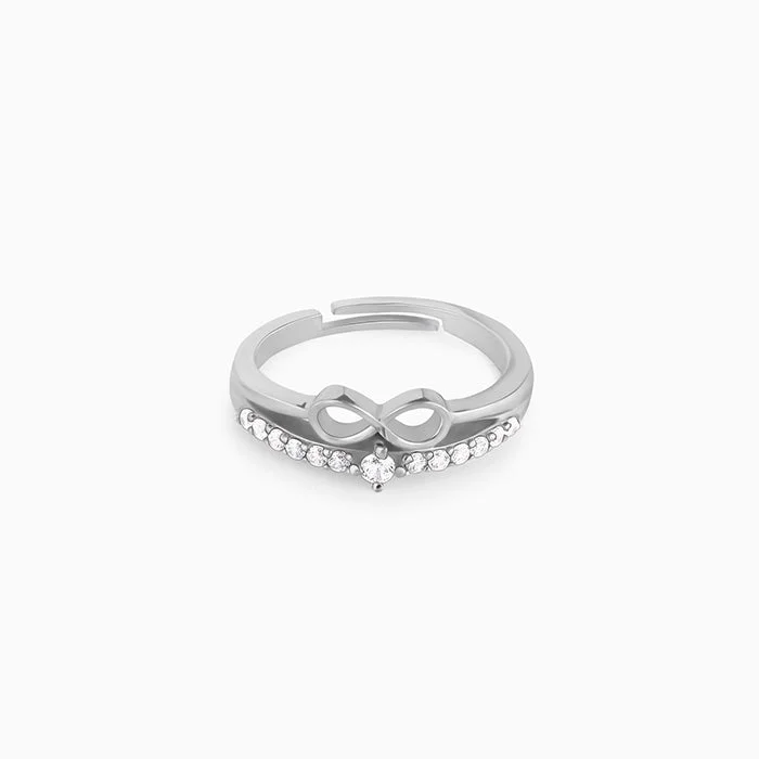 Modern Statement Jewelry For Bold Styling Silver Precious Heart Ring