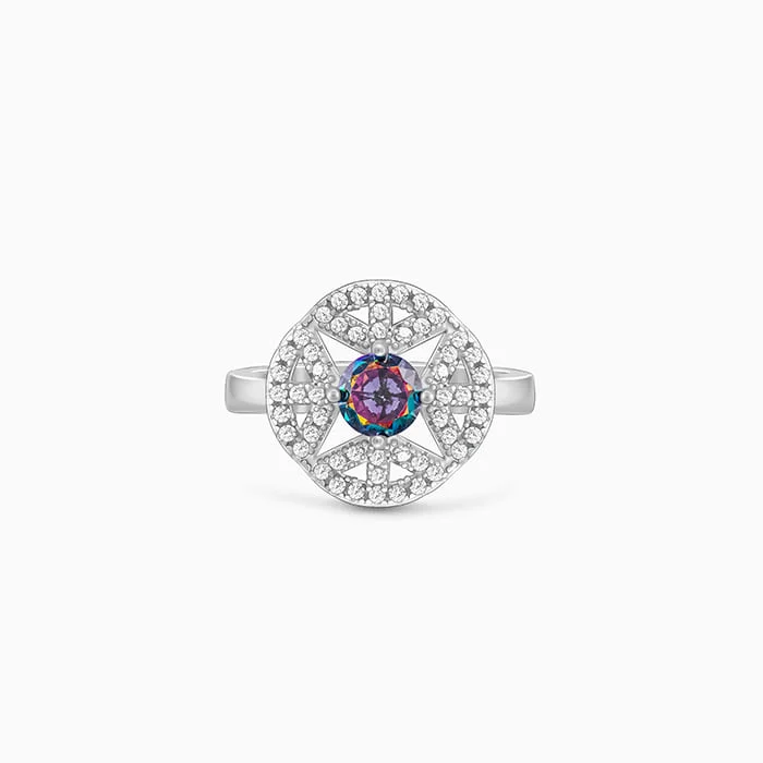 Gorgeous Jewelry, Limited-Time Savings Silver Quatrefoil Radiance Ring