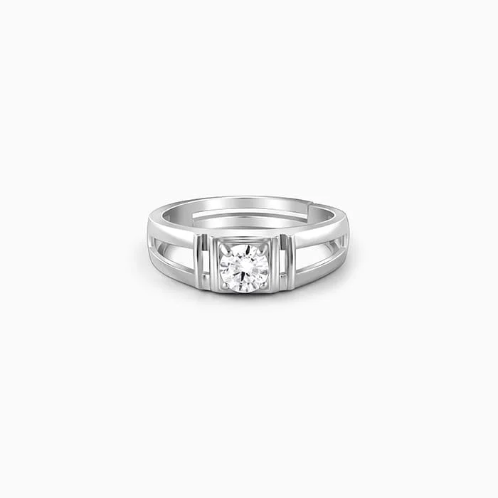 Elegant Jewelry Pieces At Unbelievable Prices Silver Rock-Solid Men's Ring