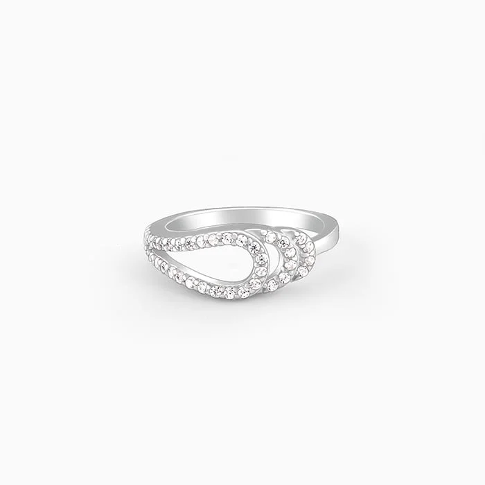 Limited-Stock Jewelry Sale – Once It's Gone, It's Gone Silver Trailing Loop Ring