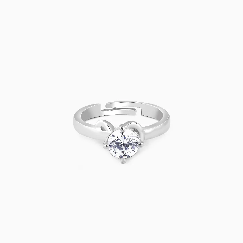 Jewelry Deals That Sparkle – Shop Today Anushka Sharma Silver Zircon Classic Ring