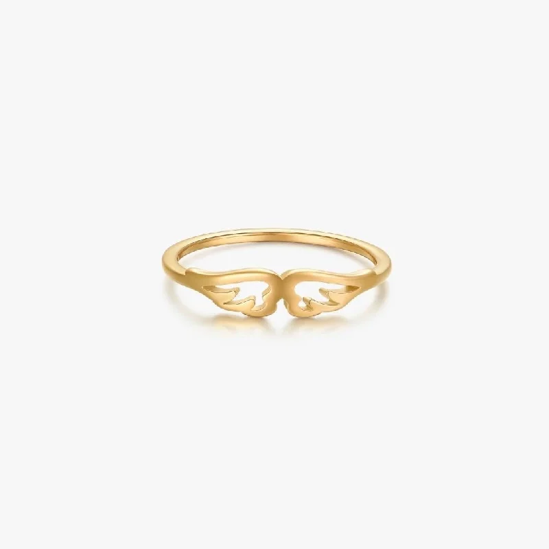 Discover Unique Jewelry With Special Limited-Time Offers The Wing Ring in Gold