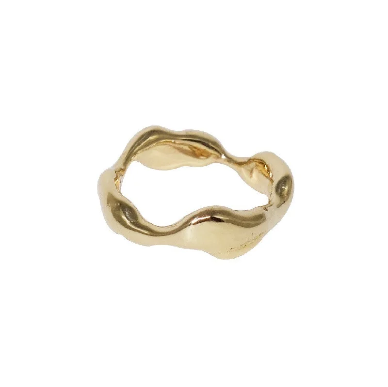 Discounted Jewelry For A Glamorous Look Lunar Dust 14K Gold Ring