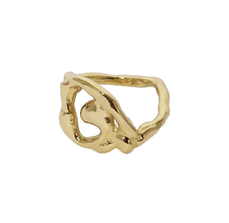 Shop Dazzling Jewelry At The Best Prices Lunar Maze 14K Gold Ring