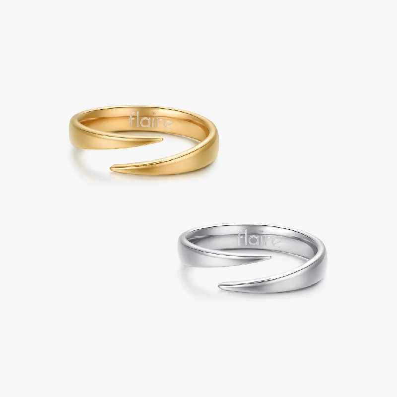 Bohemian-Inspired Jewelry For Free-Spirited Fashion Twisted Claw Ring (Unisex)