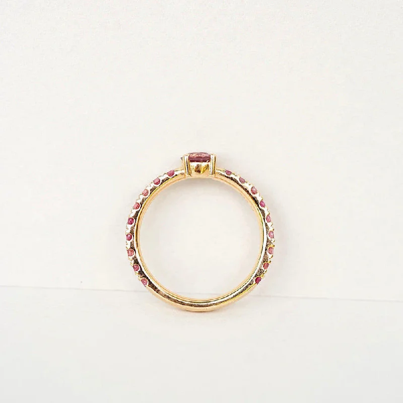 Shop Jewelry That Shines Without The High Price Candy Sweet Violet 18K Gold Ring w. Sapphires Shop Jewelry That Shines Without The High Price Candy Sweet Violet 18K Gold Ring w. Sapphires
