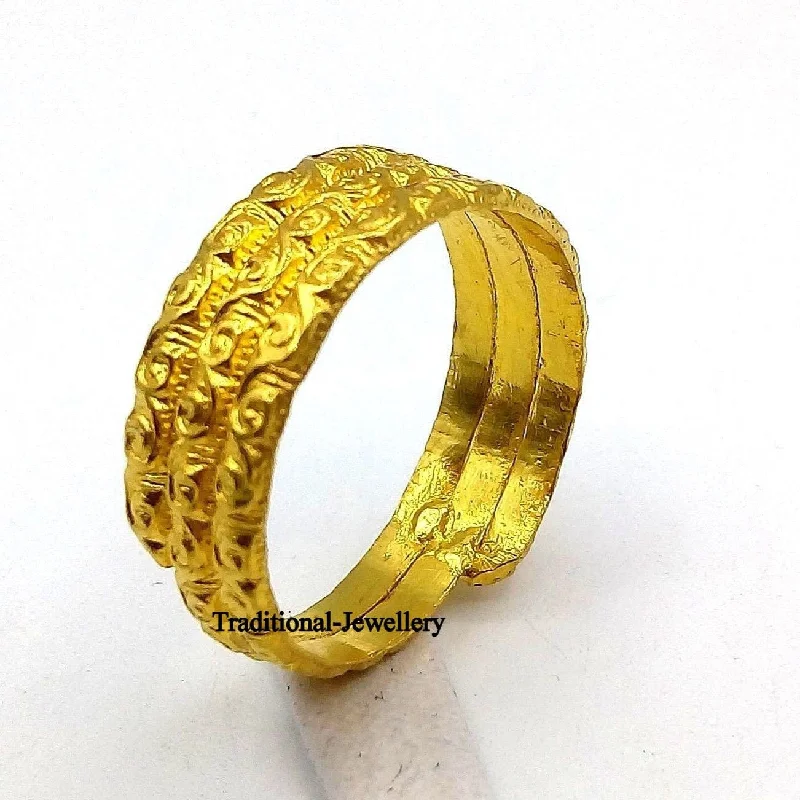 Exclusive Jewelry Discounts – Shop Now For Savings Vintage antique design 22k yellow gold handmade ring band fabulous indian tribal unisex jewelry GR001 Exclusive Jewelry Discounts – Shop Now For Savings Vintage antique design 22k yellow gold handmade ring band fabulous indian tribal unisex jewelry GR001
