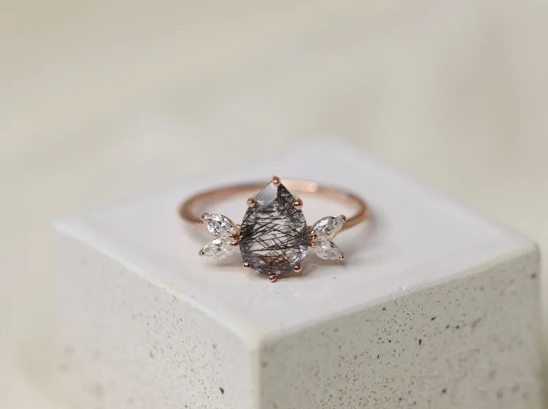 Holiday Jewelry Sale – Perfect Gifts At The Best Prices The Siren Ring in Tourmalinated Quartz Holiday Jewelry Sale – Perfect Gifts At The Best Prices The Siren Ring in Tourmalinated Quartz