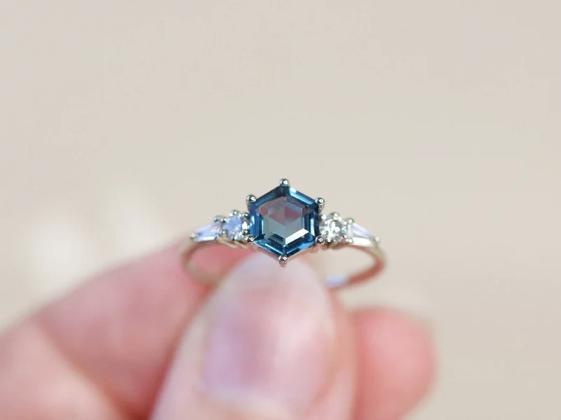 Premium Jewelry Now Available At Special Discounts The Huntington Ring in London Blue Topaz Premium Jewelry Now Available At Special Discounts The Huntington Ring in London Blue Topaz