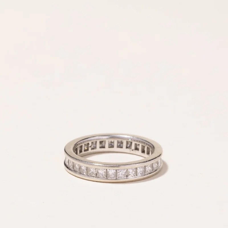 Flash Sale On Elegant Jewelry – Don't Miss Out 14k White Gold Diamond Eternity Ring | 1.51ctw | SZ 5 Flash Sale On Elegant Jewelry – Don't Miss Out 14k White Gold Diamond Eternity Ring | 1.51ctw | SZ 5