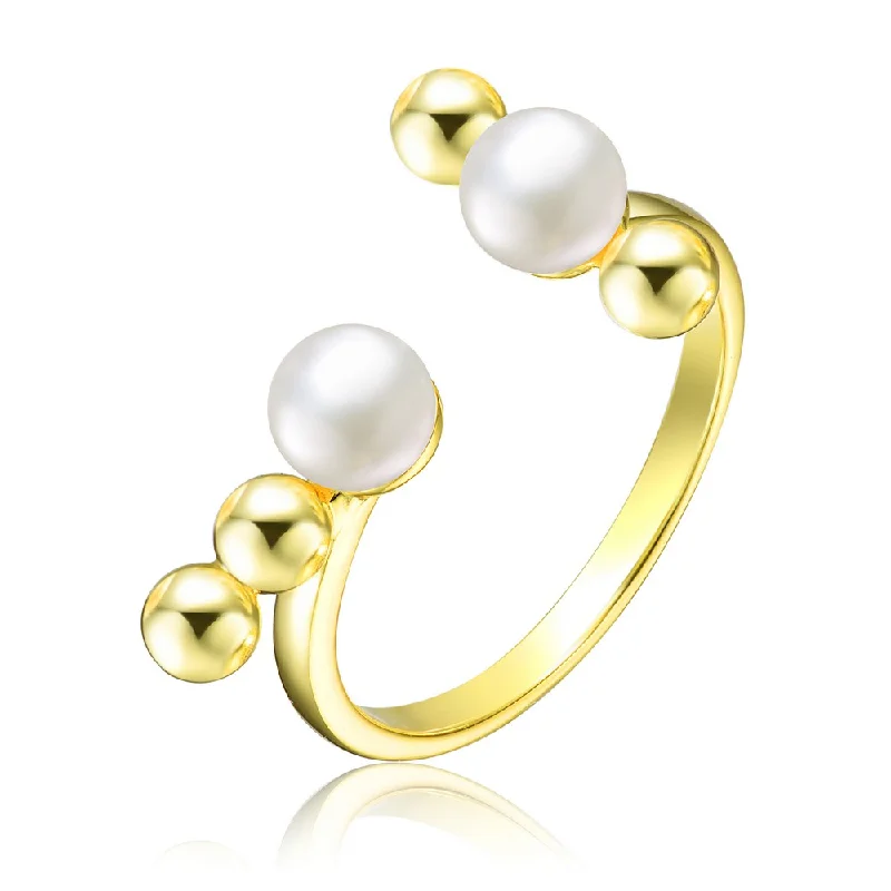 Elevate Your Jewelry Collection With Limited-Time Savings Delphine Geometric Bubbles Pearl Ring Elevate Your Jewelry Collection With Limited-Time Savings Delphine Geometric Bubbles Pearl Ring