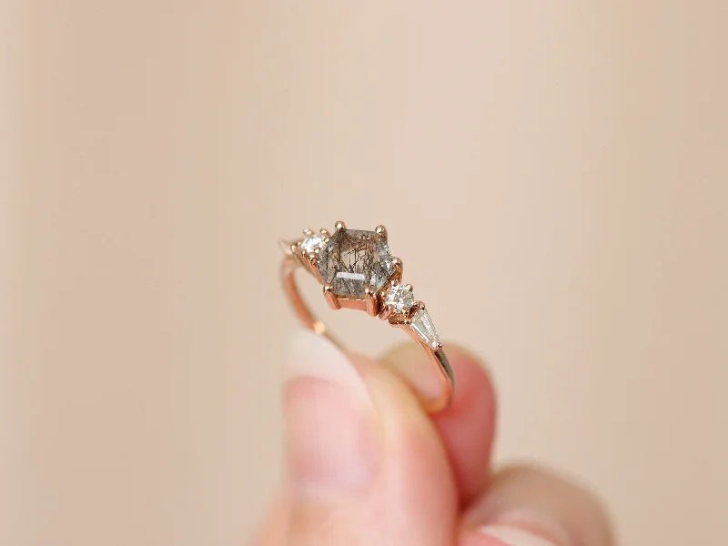 Unlock Unbeatable Jewelry Deals Before They’Re Gone The Huntington Ring in Tourmalinated Quartz Unlock Unbeatable Jewelry Deals Before They’Re Gone The Huntington Ring in Tourmalinated Quartz