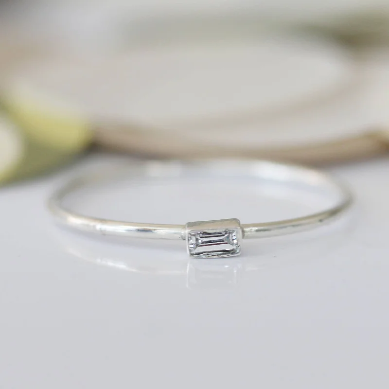 Bohemian-Inspired Jewelry For Free-Spirited Fashion Baguette Diamond Fleck Gold Ring by Christina Kober Bohemian-Inspired Jewelry For Free-Spirited Fashion Baguette Diamond Fleck Gold Ring by Christina Kober