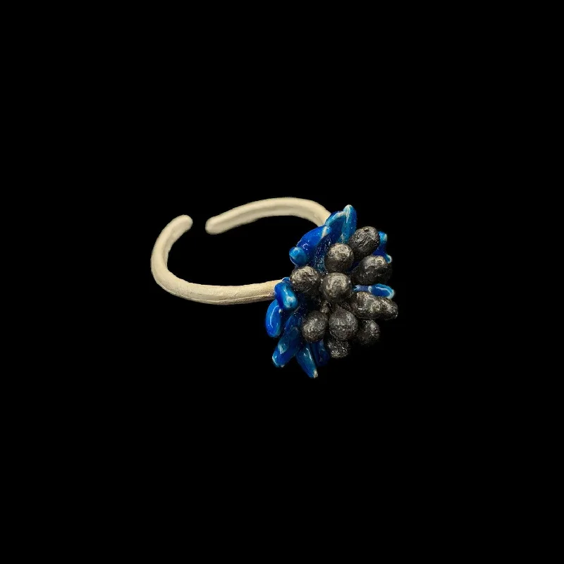 Special Offers On Handcrafted And Designer Jewelry Blue Cornflower Ring