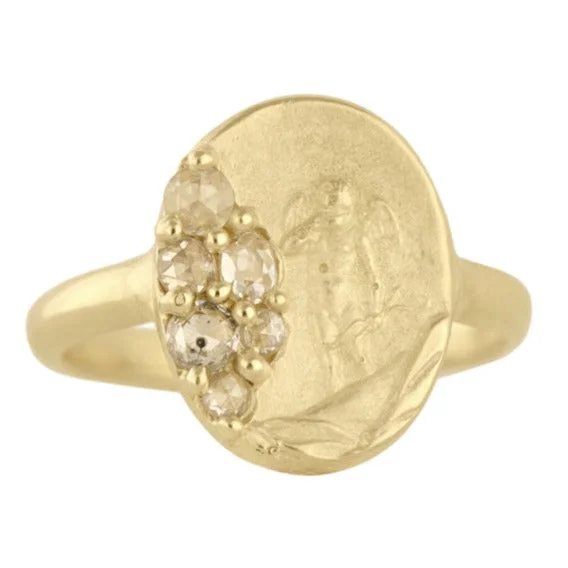 Premium Jewelry At Special Low Prices For A Limited Time Cherub Ring II - 14k Gold + Diamond Premium Jewelry At Special Low Prices For A Limited Time Cherub Ring II - 14k Gold + Diamond