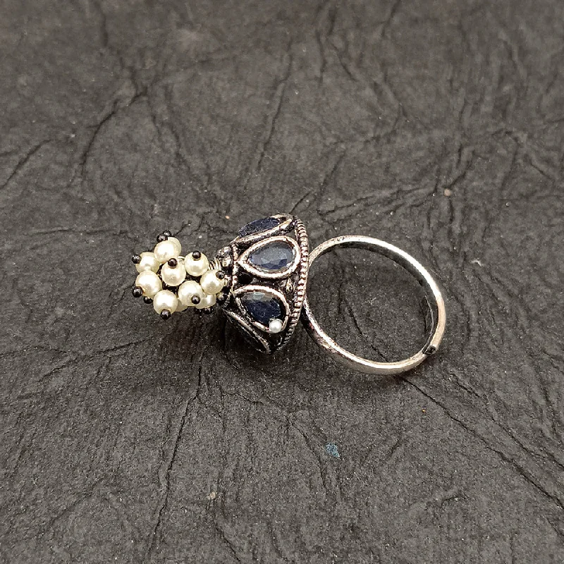 High-End Sparkle, Low-End Prices – Jewelry Sale Live Deep Jewell Oxidised Plated Adjustable Ring High-End Sparkle, Low-End Prices – Jewelry Sale Live Deep Jewell Oxidised Plated Adjustable Ring