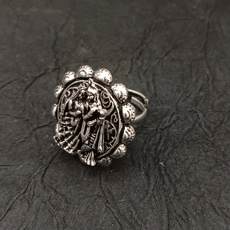 Jewelry Deals That Sparkle – Shop Today Deep Jewell Oxidised Plated Temple Adjustable Ring Jewelry Deals That Sparkle – Shop Today Deep Jewell Oxidised Plated Temple Adjustable Ring