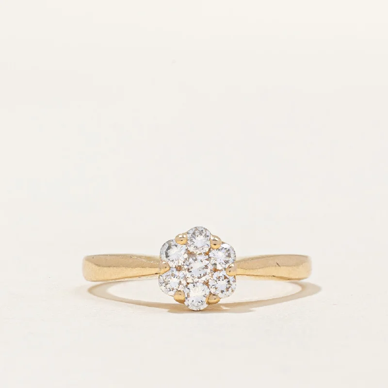 Chic And Stylish Jewelry At Discounted Prices Diamond Cluster Ring | 0.43ctw | SZ 8.75 | Chic And Stylish Jewelry At Discounted Prices Diamond Cluster Ring | 0.43ctw | SZ 8.75 |