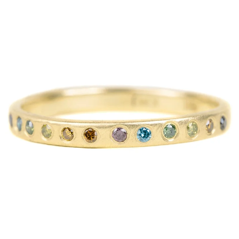 Trending Jewelry Now Available At Exclusive Prices Everyday Diamond Band - 18ky Gold + Colored Diamonds Trending Jewelry Now Available At Exclusive Prices Everyday Diamond Band - 18ky Gold + Colored Diamonds