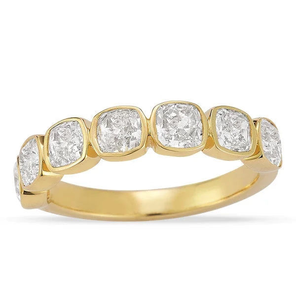Handcrafted Jewelry Sale – Unique Designs At Low Prices Grown Diamond Cushion Bezel Band in 14K Yellow Gold Handcrafted Jewelry Sale – Unique Designs At Low Prices Grown Diamond Cushion Bezel Band in 14K Yellow Gold