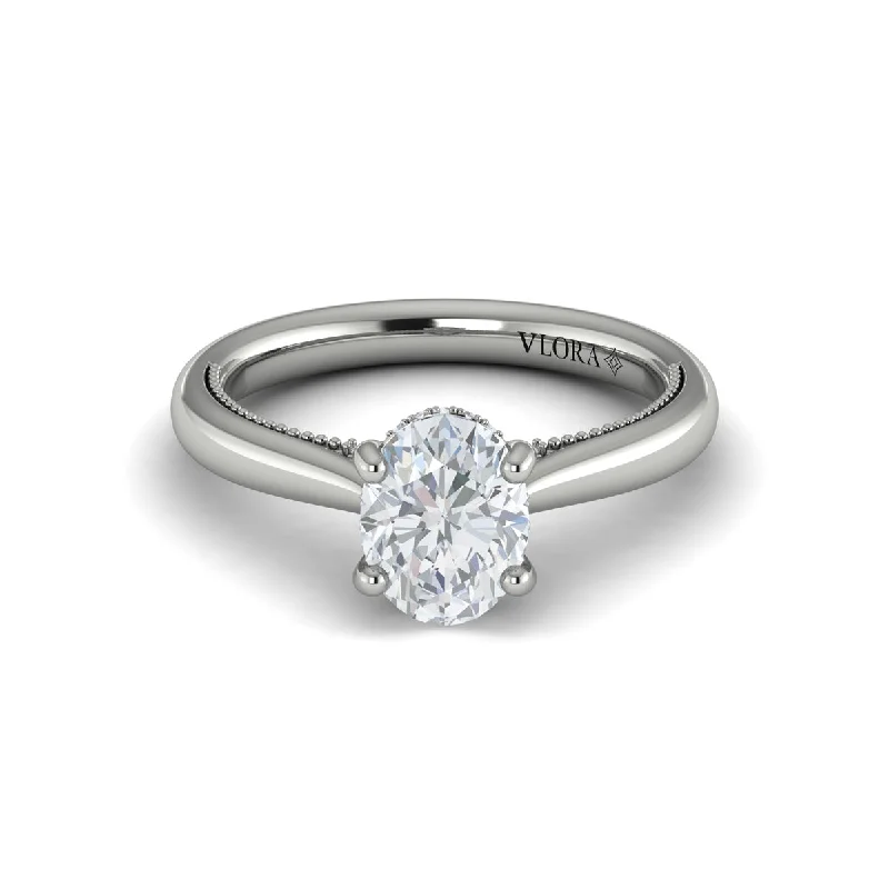 Get Your Favorite Jewelry At The Best Price Hidden Halo Engagement Ring in 14K White Gold Get Your Favorite Jewelry At The Best Price Hidden Halo Engagement Ring in 14K White Gold