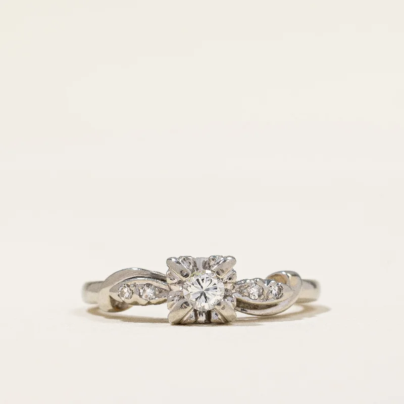 Limited-Time Offer On Premium Jewelry Collections 18k White Gold Diamond Ring | 0.14ctw VS1 H | SZ 3.75 | Limited-Time Offer On Premium Jewelry Collections 18k White Gold Diamond Ring | 0.14ctw VS1 H | SZ 3.75 |