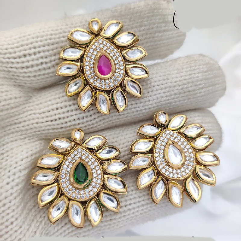 Huge Savings On Timeless Jewelry Collections Jewel Addiction Gold Plated Kundan Adjustable Ring (1 Piece Only) Huge Savings On Timeless Jewelry Collections Jewel Addiction Gold Plated Kundan Adjustable Ring (1 Piece Only)