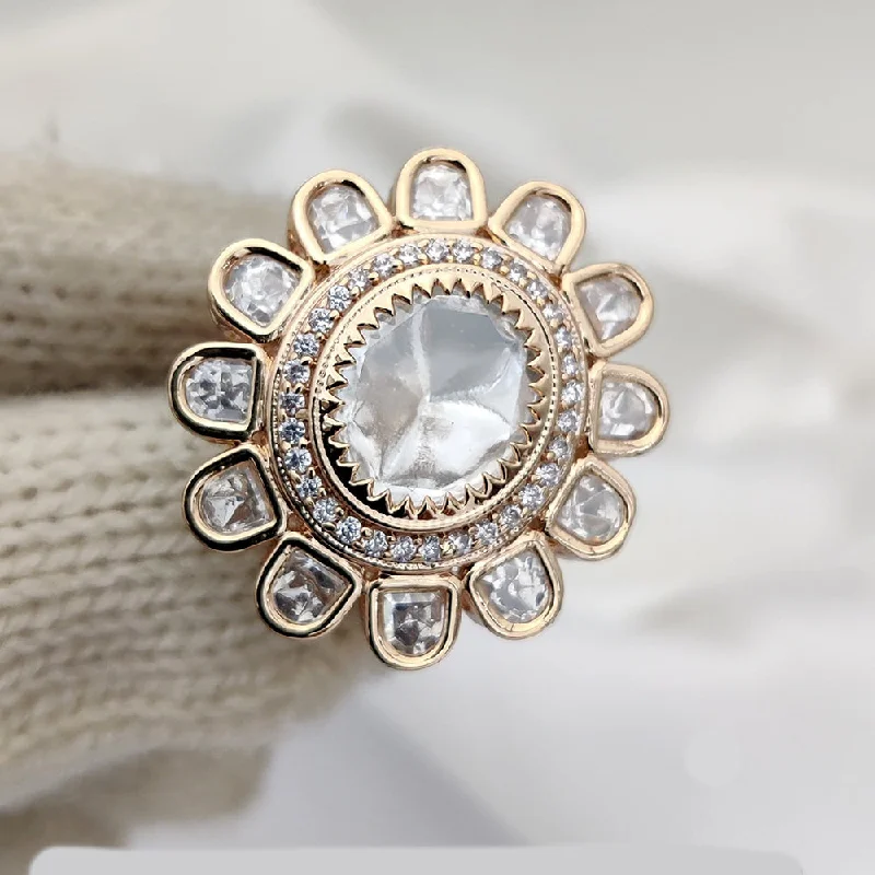 Sparkle More For Less – Jewelry Sale Happening Now Jewel Addiction Gold Plated Kundan Adjustable Ring Sparkle More For Less – Jewelry Sale Happening Now Jewel Addiction Gold Plated Kundan Adjustable Ring