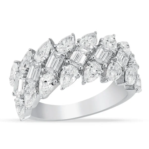 Elegant Jewelry, Affordable Luxury – Shop Now Lab Grown Diamond Multi-Row Band in 14K White Gold Elegant Jewelry, Affordable Luxury – Shop Now Lab Grown Diamond Multi-Row Band in 14K White Gold