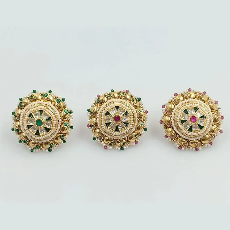 Affordable Elegance – Premium Jewelry At Special Prices Manisha Jewellery Gold Plated Austrian Stone And Pearl Adjustable Rings (Piece 1 Only) Affordable Elegance – Premium Jewelry At Special Prices Manisha Jewellery Gold Plated Austrian Stone And Pearl Adjustable Rings (Piece 1 Only)