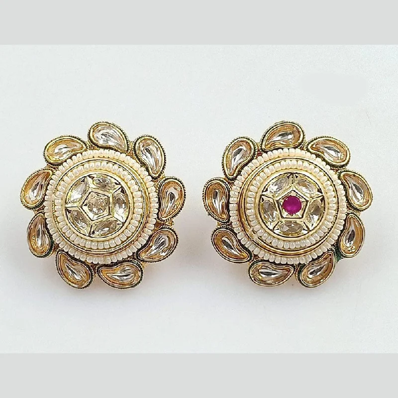 The Jewelry Sale You've Been Waiting For Is Here Manisha Jewellery Gold Plated Kundan And Pearl Adjustable Rings (Piece 1 Only) The Jewelry Sale You've Been Waiting For Is Here Manisha Jewellery Gold Plated Kundan And Pearl Adjustable Rings (Piece 1 Only)
