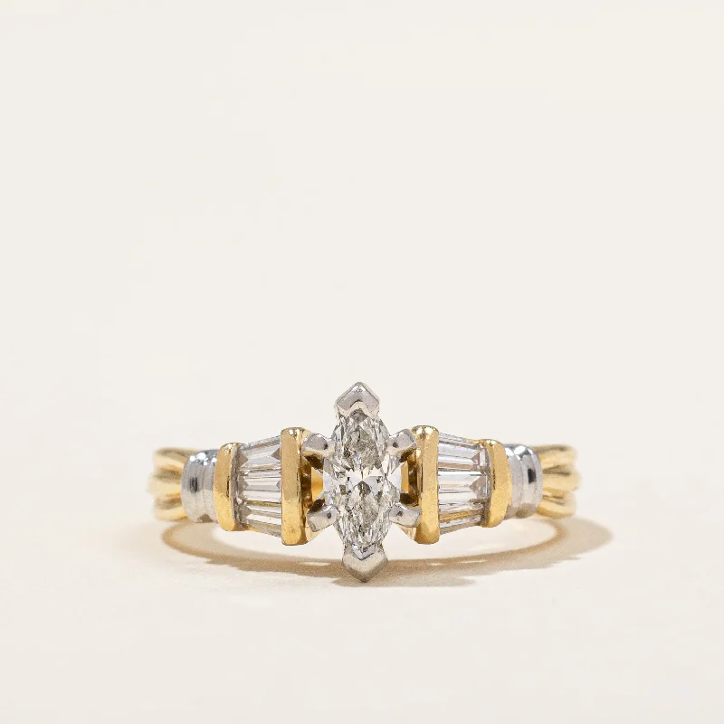 Final Call – Shop Exquisite Jewelry Before It's Gone Marquise Cut Diamond Engagement Ring | 0.49ctw | SZ 3.75 | Final Call – Shop Exquisite Jewelry Before It's Gone Marquise Cut Diamond Engagement Ring | 0.49ctw | SZ 3.75 |