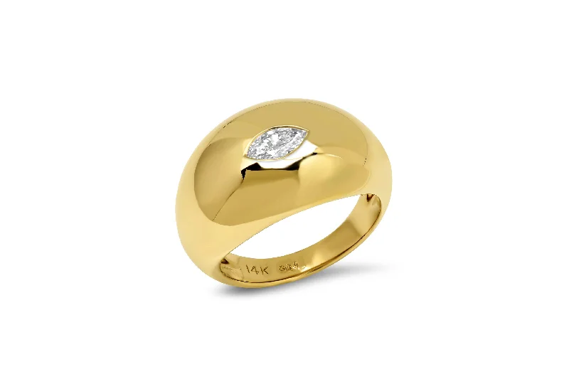 Don't Miss Out – Shop Elegant Jewelry For Less Marquise Domed Ring