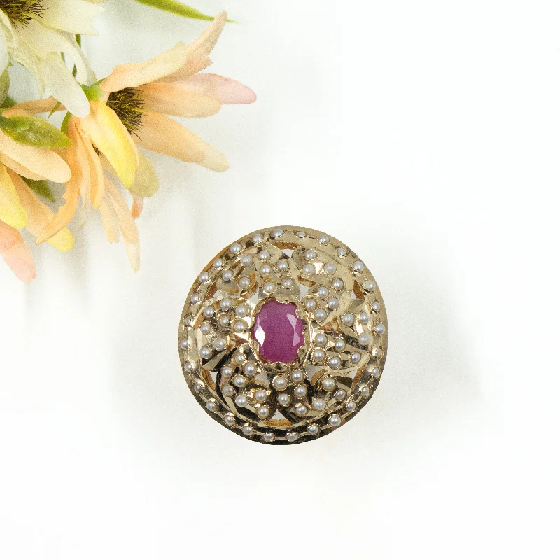 Last Chance To Shop High-End Jewelry At Markdown Prices Nipura Golden Naira Jadau Ring Last Chance To Shop High-End Jewelry At Markdown Prices Nipura Golden Naira Jadau Ring