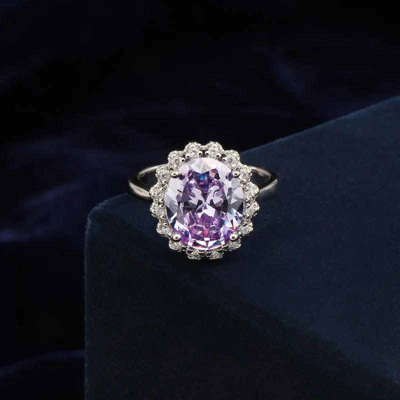 Buy More, Save More On Stunning Jewelry Pieces Nipura Lilac Floral Halo Ring
