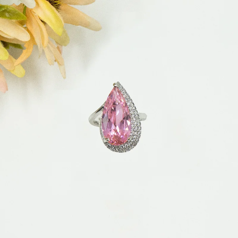 Get The Sparkle You Love At Prices You Adore Nipura Silver Pink Ring