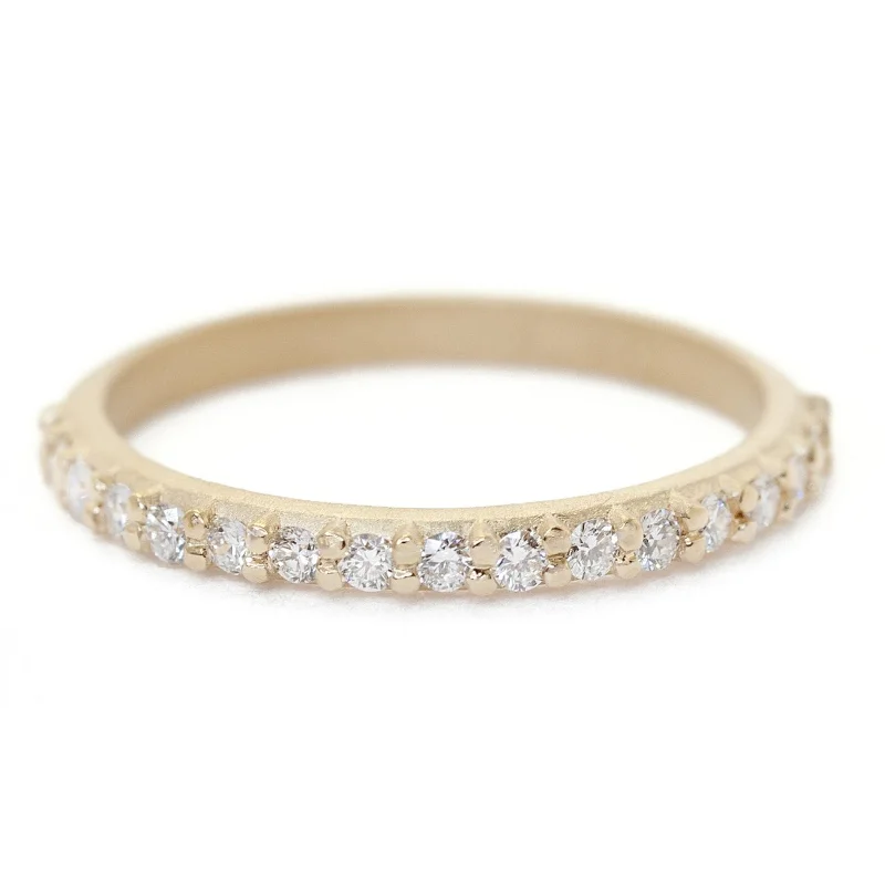 Elevate Your Outfit With Discounted Statement Jewelry Pave Medium Band - 18k Yellow Gold + Diamonds (.23 ctw) Elevate Your Outfit With Discounted Statement Jewelry Pave Medium Band - 18k Yellow Gold + Diamonds (.23 ctw)
