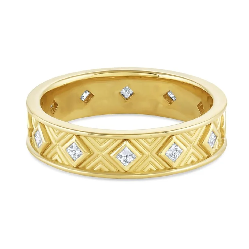 Luxury Jewelry At Unbeatable Discounts Petite Pure Energy Eternity Band - 18k Gold + Diamonds Luxury Jewelry At Unbeatable Discounts Petite Pure Energy Eternity Band - 18k Gold + Diamonds