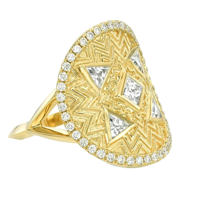 Jewelry Sale – Exclusive Styles At Lower Prices Pure Energy Pave Medallion Ring - 18k Gold + Diamonds Jewelry Sale – Exclusive Styles At Lower Prices Pure Energy Pave Medallion Ring - 18k Gold + Diamonds