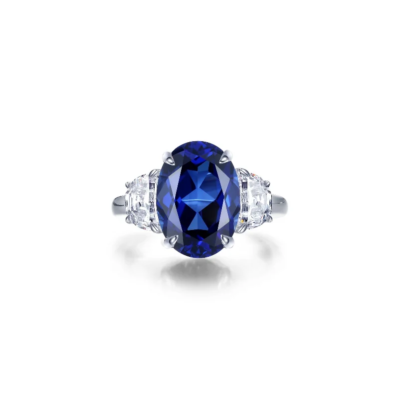 Flash Sale On Exquisite Jewelry – Don't Miss Out Simulated Diamond & Sapphire Cocktail Ring in Sterling Silver Flash Sale On Exquisite Jewelry – Don't Miss Out Simulated Diamond & Sapphire Cocktail Ring in Sterling Silver