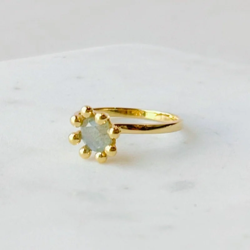 Limited Stock On Premium Jewelry At Low Prices Starburst Gemstone Ring: labradorite