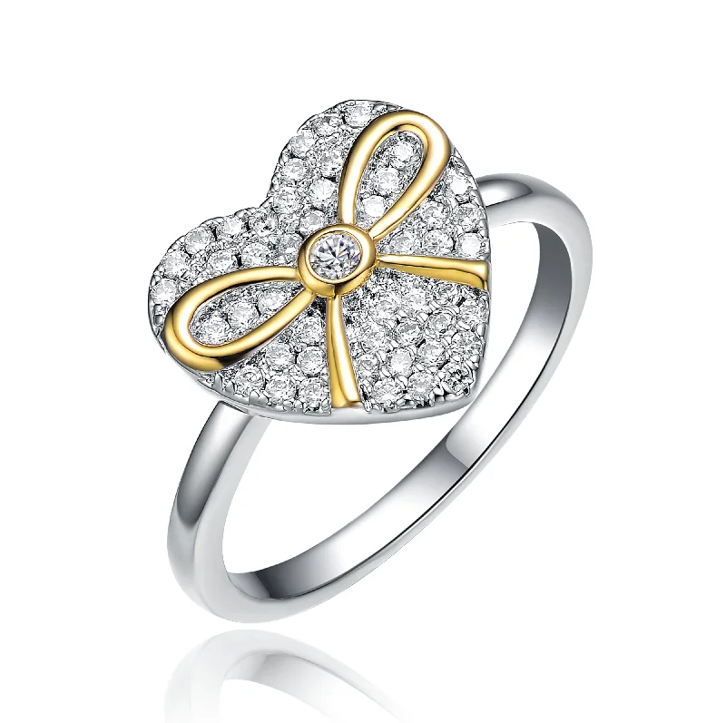 Your Perfect Accessory At The Perfect Price Vilette Classic Heart Bow Ring