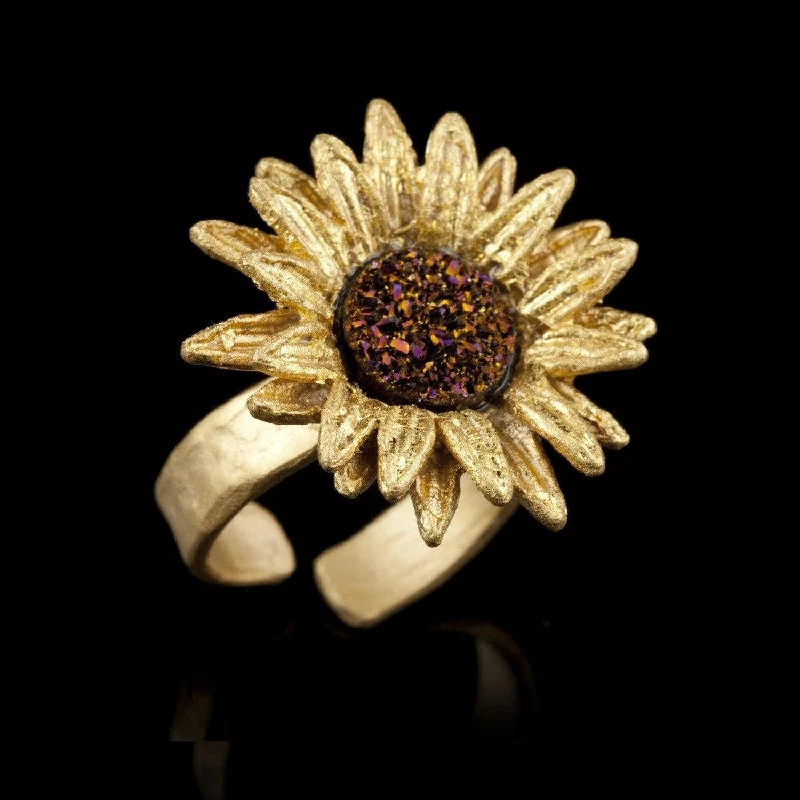 Unique Jewelry Designs Now At Discounted Rates Sunflower Ring - Large