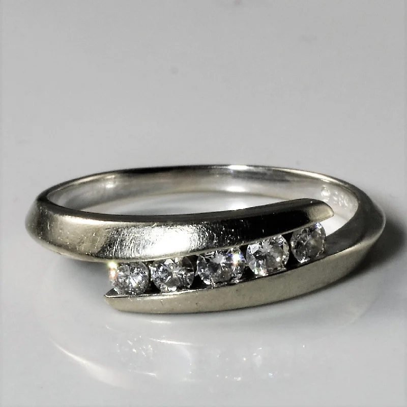 Jewelry Sale Alert – Shop Timeless Elegance Today Bypass Channel Diamond Ring | 0.33ctw | SZ 7 |