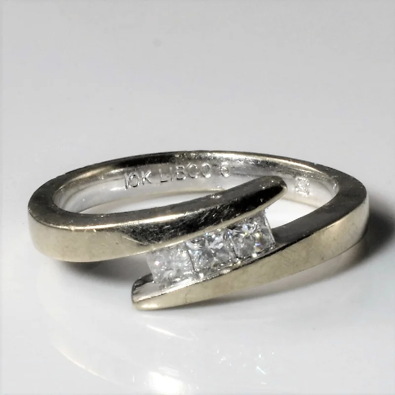 Exclusive Jewelry Sale Event – Shop Now Bypass Princess Diamond Ring | 0.30ctw | SZ 5.5 |