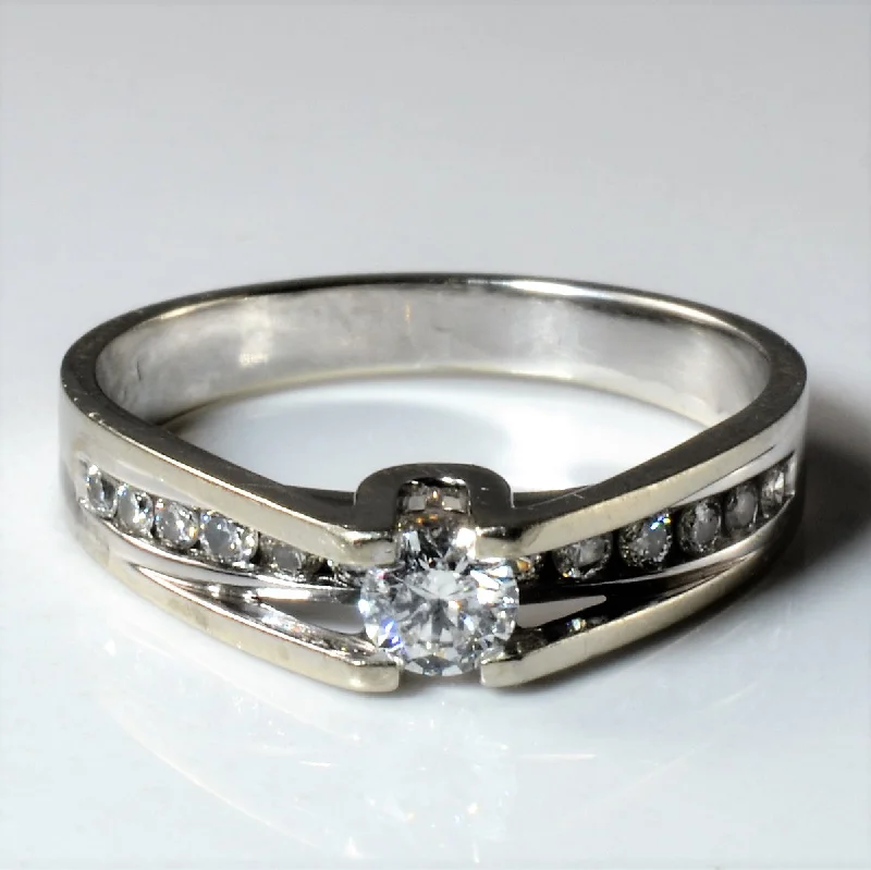 Limited-Time Jewelry Sale – Don't Miss These Deals Low Profile Channel Engagement Ring | 0.40ctw | SZ 8 |