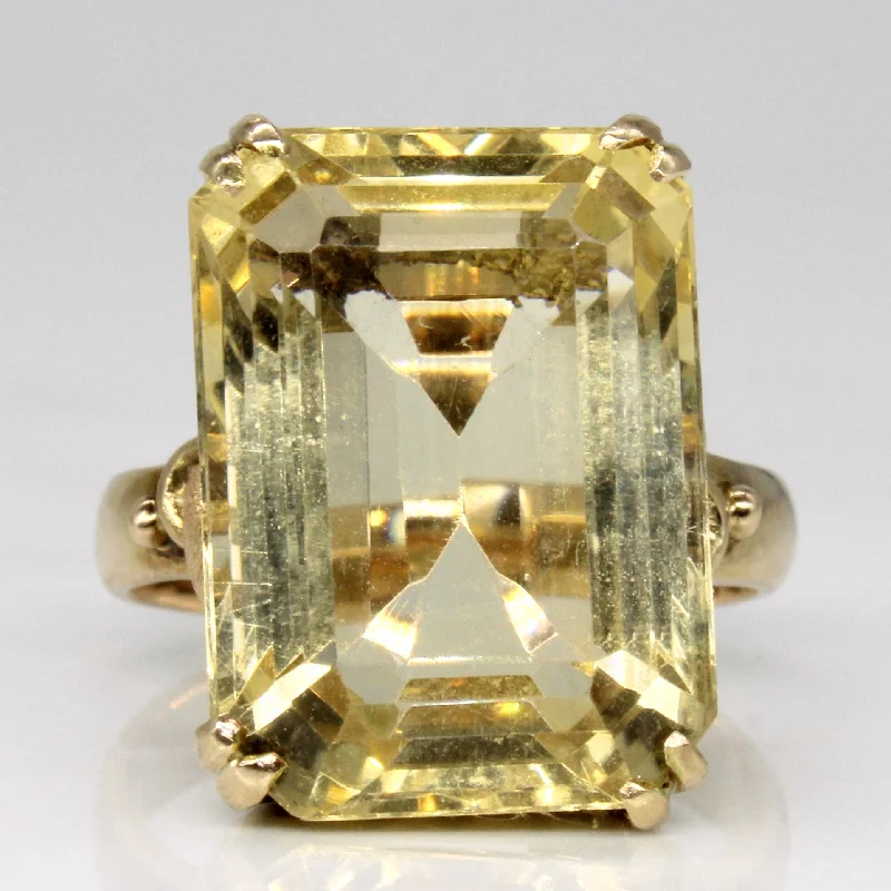 Shop Elegant Jewelry At Unbeatable Prices Citrine Cocktail Ring | 14.25ct | SZ 7 |